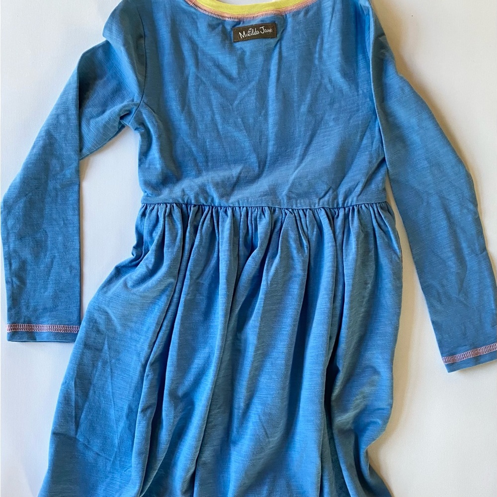 Matilda Jane Blue Long-Sleeve Dress - Picture 2 of 5